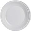 Generico 40/120/240 Piatti piani di plastica RIUTILIZZABILI da 16,5cm piatti rigidi DESSERT FRUTTA DOLCE, piatti Lavabili 20 Cicli in Lavastoviglie ok microonde (40 PEZZI)