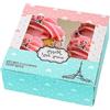 LAPONO 15PZ Scatole per Torta Bomboniere Scatole Trasparenti Pvc Scatole Per Biscotti Natale Scatola Per Torta Alta Scatole Per Torta Bomboniere Porta Torte Cartone （13.5 X 13.5 X 5 Cm TOWER）