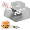 FENNEK SMASHER | Pressa per burger | in acciaio inox levigato | accessorio fantastico per cucina, giardino, ristorante, campeggio e molto altro ancora.