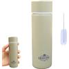 QIURONG Termos Caffè Mini 150ml,borraccia termica,Mini Thermos in Acciaio Inox, Borraccia Termica per Bambini, Scuola, Sportiva, Bici, Campeggio, Palestra (grigio)