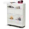 Talamo Italia branda Ortopedica Pieghevole, con Materasso 80 x 190, Cover e tasconi in Ecopelle, Made in Italy, Bianco, 180x200
