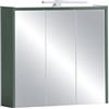 Schildmeyer Lovis 157082 - Mobile pensile con specchio, 65 x 16 x 62,7 cm, verde bosco