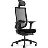 Sedus, Se:do PRO Light 2, sedia da ufficio ergonomica, membrana a rete, nero, supporto lombare, supporto cervicale, regolabile in altezza