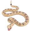 Zerodis Snake Trick Toy, Altamente Simulazione Mini Snake Model Toy Gomma Rain Forest Serpenti Falsi Giocattoli per Halloween Bomboniere Decorazione(Serpente)