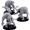 Forged Terrain Ratmen Brute Miniature Set - 3 modelli di orco di topi per dungeons and drons & Wargaming | Figure in resina in scala da 28 mm a 32 mm | RPG Monsters, DnD | Resin Warfare | basi da 40 mm (non