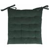 GALILEO SpA Set 5 Cuscino sedia con lacci 40x40 cm, verde foresta, Sibilla