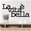 Wallity Hanah Home Elegante accessorio decorativo da parete in metallo, nero, 60 x 30 cm, 100% metallo, spessore 1,5 mm, leggero (0,411 kg), perfetto per l'arredamento moderno della casa