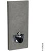 Geberit Monolith modulo sanitario per WC sospeso, 131031005, Monolith ardesia opaco/nero cromato spazzolato [Elementi ad Incasso > Elementi Incasso per WC]