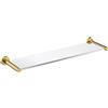 OMNIRES MODERN PROJECT mensola, MP60930BSB, MODERN PROJECT chiaro/ottone spazzolato [Accessori Bagno > Mensole]