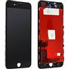 BRIGHTNESS Schermo LCD + Touch Screen Compatibile per Apple iPhone 7 Plus Black