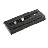 Runxingfu Fotocamera Accessori rilascio Rapido piatto morsetto Treppiede Testa Adattatore per Manfrotto 501/502/701HDV MH0550M0 577 per BENRO S4 S6 per SIRUI BP90 BCH VH