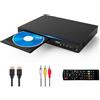WIITHINK Lettore DVD Blu-ray, Lettore Multimediale per Film e Musica Dolby Audio, Full HD 1080P, lettore Blu-Ray con HDMI/AV/Coassiale, Blu-ray Disc per regione B/2