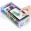 Freenove Computer Case Kit for Raspberry Pi 5 (NOT Included), 128GB M.2 NVMe SSD 800 MB/s, 4.3 Inch Touchscreen, 5 MP Camera, OLED Screen, Stereo Speakers, 3.5 mm and Optical Audio (S/PDIF)