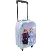Undercover - Trolley per bambini Frozen - ampio scomparto principale - compagno di viaggio ideale - asta telescopica regolabile e fissabile