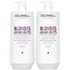 GOLDWELL Kit DS Blondes & Highlights Anti-Yellow Shampoo + Conditioner 1000ml