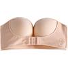FFWTPY Donna Reggiseno Senza Spalline Fibbia Anteriore Reggiseni Push Up Senza Ferretto Reggiseno Taglie Forti con Imbottita Elastico Fascia Bandeau Tube Top Multifunzione