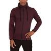 TCA Revolution Tech Hoodie Felpa con Cappuccio da Uomo da Corsa con Tasca Zip - Rosso, M
