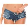 KIRALOVE Pantaloncini da Donna Strappati Shorts Jeans sfilacciati Sexy Lacci Vita Bassa Corti Ragazza Mare Spiaggia Estivi Hot Pants Casual Denim Estate Moda Taglia m