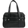 wueiooskj Borsa giapponese per la scuola, realizzata in pelle di alta qualità, grande capacità, PU impermeabile, borsa a tracolla giapponese casual PU, Nero , kleine Größe
