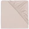 Jollein Lenzuolo con angoli in jersey - per la scatola - Nougat - Ø 95 cm - 100% cotone - lenzuolo con angoli scatola - beige