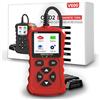 iKiKin OBD2 Lettore di codici scanner Dispositivo diagnostico automatico Lettore di codice di errore automatico per tutti i veicoli OBD II/EOBD, Rosso