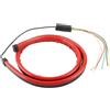 Qiilu Barra luminosa esterna a LED per portellone posteriore100 cm striscia di terza luce di stop a LED impermeabile flessibile luce rossa luce di stop alta universale per auto striscia