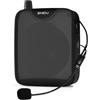 SHIDU Amplificatore vocale portatile microfono con cassa ricaricabile 15W 2000mAh mini sistema PA amplificatore con microfono cuffia per insegnanti, guida turistica, allenatori