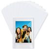 FRETONBA Cornici Magnetiche per Polaroid Instax Mini Pellicole, 10 Pezzi 9,5 x 6,5 cm Calamita Portafoto, Magnetismo Cornice con Foto Personalizzata per Frigoriferi, Superfici in Metallo, Bianco