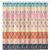 Arquiel Tenda Doccia, Paisley Retrò Lavabile 182x182 cm Poliestere Impermeabile Tenda Vasca Da Bagno Decoration Con Occhielli E 12 Ganci