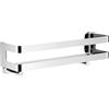 RYing Mensola Doccia in SUS304 Acciaio Inox,Portaoggetti Doccia Design Minimalista,Mensole Bagno con 2 Ganci,Organizza i Prodotti da Bagno e Cucina,Cromo (30cm)