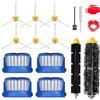 ANVACCO Kit di ricambi e Accessori per iRobot Roomba Serie 600 692 675 677 671 694 614 691 670 615 676 639 621 679 Attacco per aspirapolvere robotico, 1 Spazzola Principale, 4 Filtro, 6 spazzole Laterali