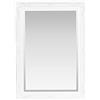 Select Mirrors Seleziona specchi Specchiera vintage Rennes | shabby chic, barocco, antico | Specchio in vetro argentato con struttura in legno massello | Bianco, 50 x 70 cm