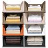 RMAN Organizer Armadio di 8 Pezzi Cassetti per Armadio Interno Organizer Armadio Plastic Contenitori Salvaspazio per Camera da letto, Casa, Cucina, Bagno, Marrone