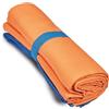 EASY HOME Telo Mare Microfibra, Asciugamano Palestra Fitness Microfibra, 90x170 cm, Compatto, Leggero e Salvaspazio, Con Elastico per Richiuderlo, Adatto al Mare, In Palestra, In Viaggio (Arancio)