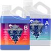 BBDINO Kit per la creazione di stampi in silicone, 30 A, in silicone liquido per la realizzazione di stampi da 1100 g, gomma siliconica a polimerizzazione rapida, 1:1, ideale per colata di resine e