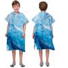 Proumhang Poncho da Surf/Bagno/Piscina/Spiaggia per Bambini,Asciugamano con Cappuccio in Microfibra,Accappatoio da Spiaggia,Asciugamani Poncho con Cappuccio per Ragazzi e Ragazze Modalità 2 75x60cm
