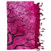 Seamar Copritutto Grande New Albero Copri Divano 100% Cotone Riciclato con Frange 210x230cm Telo Mare (Fucsia)