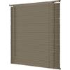 Plerile Tende Veneziane da Interno in Alluminio, Lamelle Orizzontali da 25 mm Personalizzabili, Oscuranti per Finestre e Porte di Casa o Ufficio 50/80/100/120/150/160/180 cm(Marrone)
