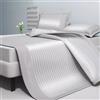 JCSRYD Materasso Refrigerante Letto Tappetino Traspirante, Fresco e Liscio, per Aria Condizionata, Refrigerante Letto, Copriletto Rinfrescante, Coprimaterasso Refrigerante(Grigio,200 * 220cm)