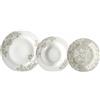 GUSTO CASA - Servizio di piatti Maiolica in porcellana set 18 pezzi