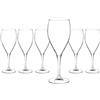 RCR CRISTALLERIA ITALIANA - Calici Invino in vetro 33 cl - set 6 pezzi