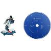Bosch Professional GTM 12 JL, Troncatrice combinata, 1.800 W + Bosch 2608642531 Z72T - Lama per sega circolare Expert for Wood, 305 x 30 x 2,4 mm, 72 Denti