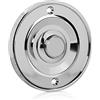 Byron Pulsante campanello DBW-21073 - A incasso - Finitura cromata