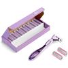 BIC Rasoio da donna BIC Click 5 Soleil con 5 lame, testina snodabile con strisca emolliente e testine di ricambio-Pacco da 1+10