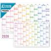 Häfft =Häfft® calendario da parete 2026 A3 in italiano (42 x 29,7 cm) piegato Arcobaleno