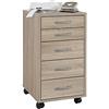 FMD 13Casa - Honor A9 - Cassettiera ufficio. Dim: 33x38x63,5 h cm. Col: Rovere. Mat: Nobilitato.