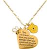 Winnie the Pooh You Are Braver Than You Believe Unisex Collana dorato Placcato oro