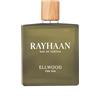 Kajal Rayhaan Ellwood Eau de Parfum da uomo 3,4 oz - Profumo da uomo fresco legnoso, duraturo ed elegante, EDP Spray 100 ml, unisex con adesivo Kajal