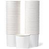 MATICAN Bicchieri di carta per gelato, 50 ciotole da dessert usa e getta da 325 ml, per cibi caldi o freddi, forniture per feste da 325 ml, tazze per gelato, yogurt congelato, zuppe, bianco