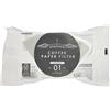 Hario Pegasus Filtri a fondo piatto, misura 01, bianco, 100 ct
